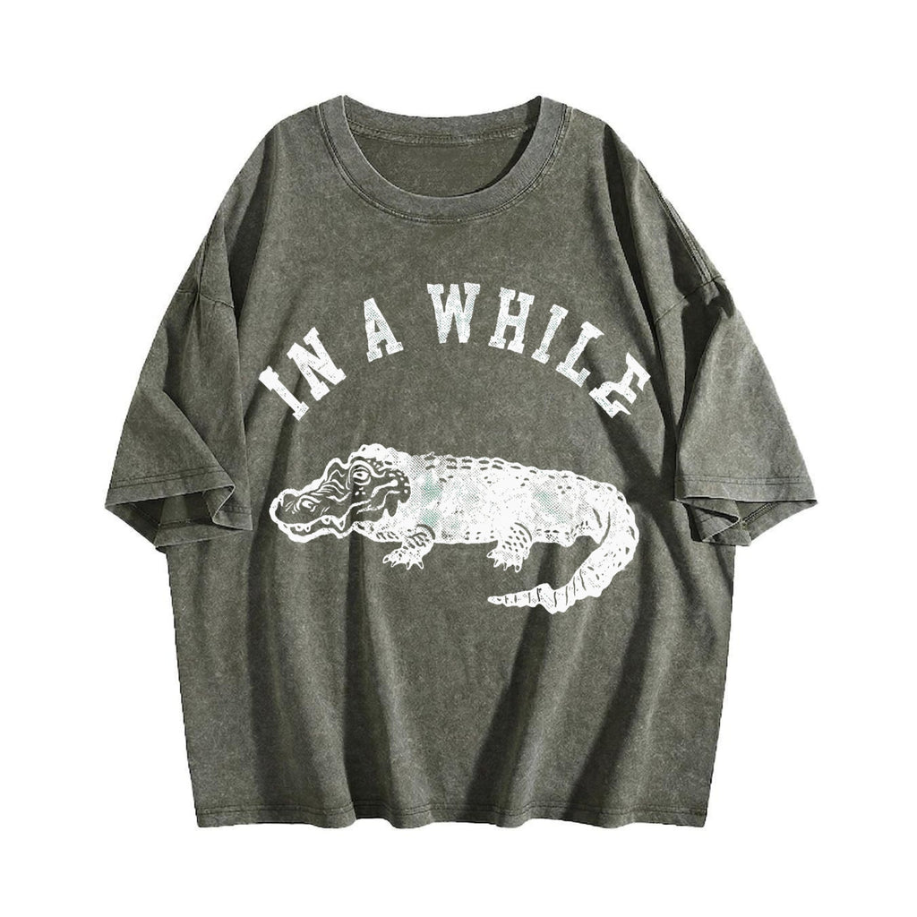 Funny In A While Crocodile Sarcastic Croc For Vintage product image 4