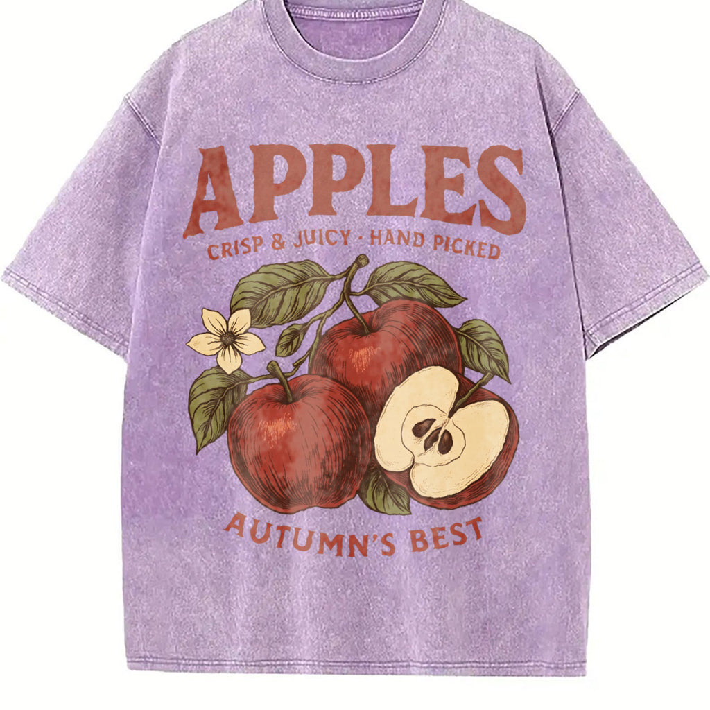 Apples Autumn's Best Vintage Washed T-Shirt product image 6