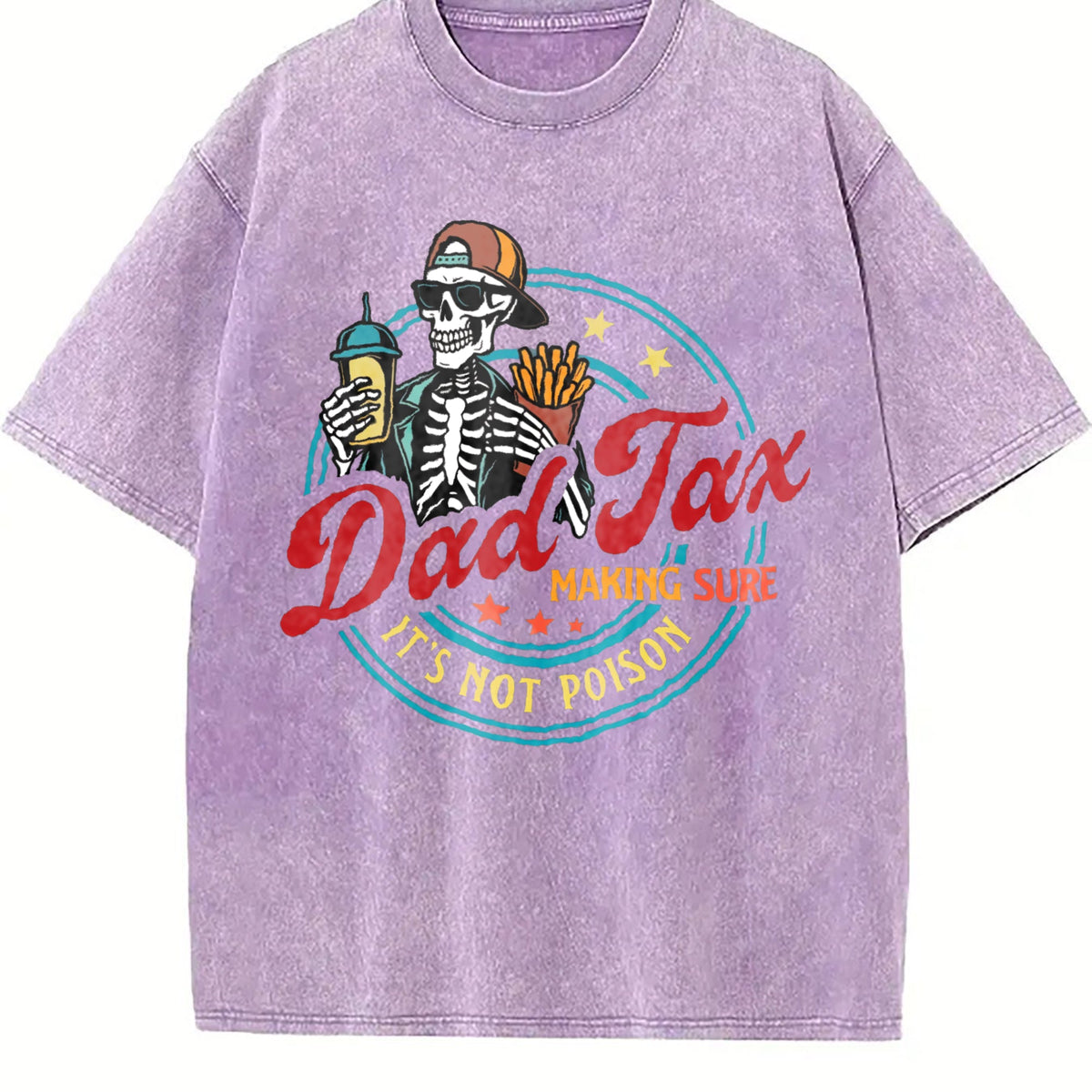 Dad Tax Making Sure It's Not Poison Fathers Day Vintage product image 6