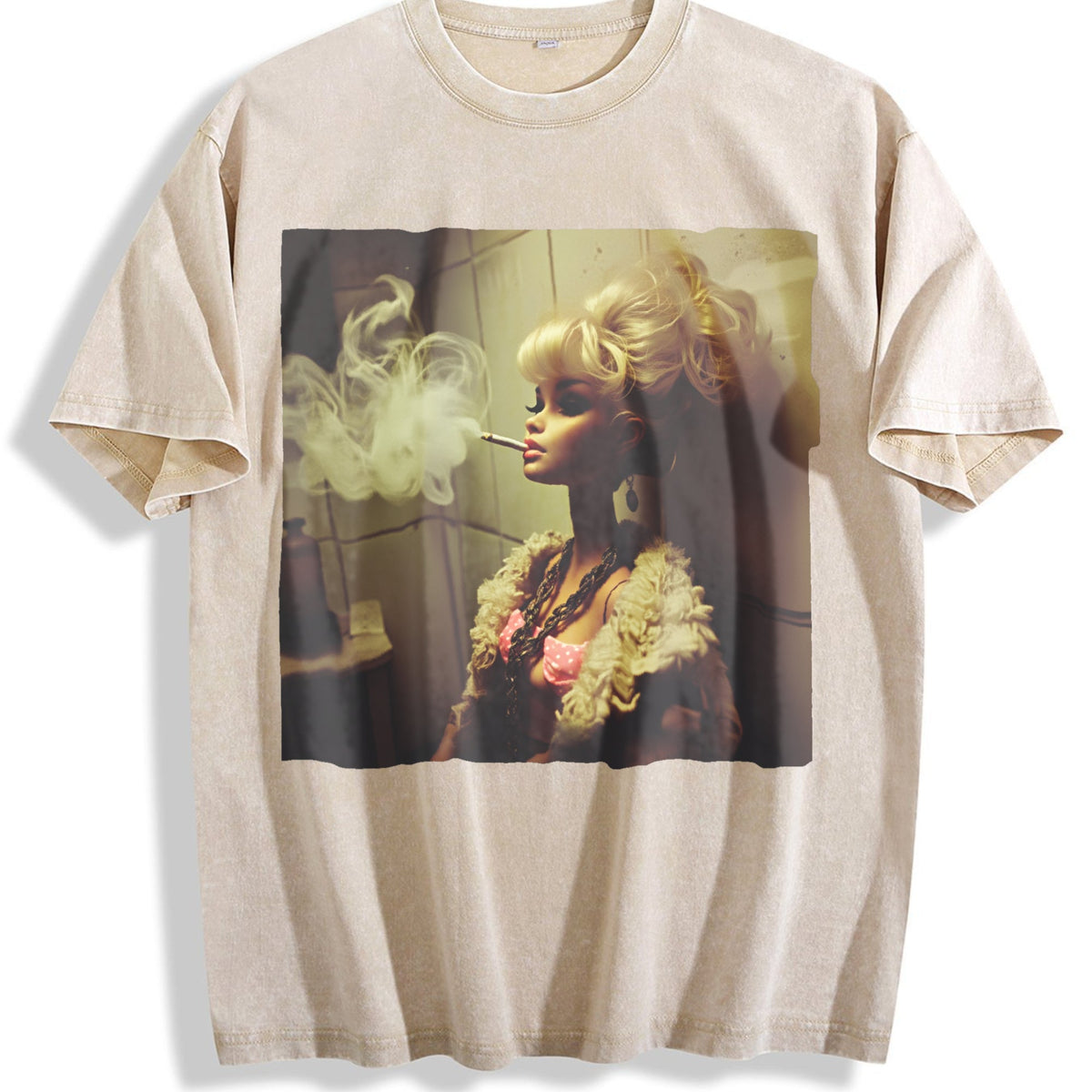Doll Taking a Break Vintage Washed T-Shirt product image 1