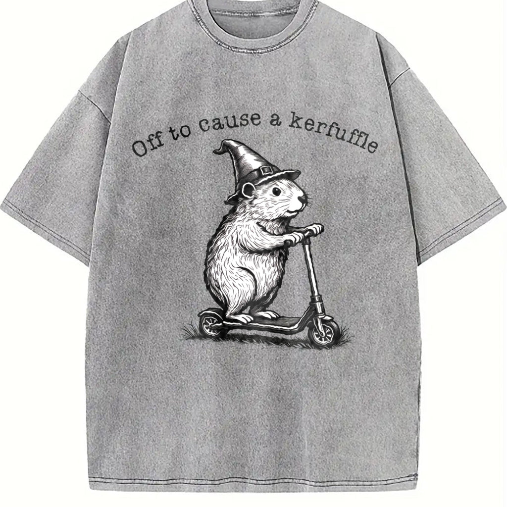 Off To Cause A Kerfuffle Vintage Washed T-Shirt product image 5