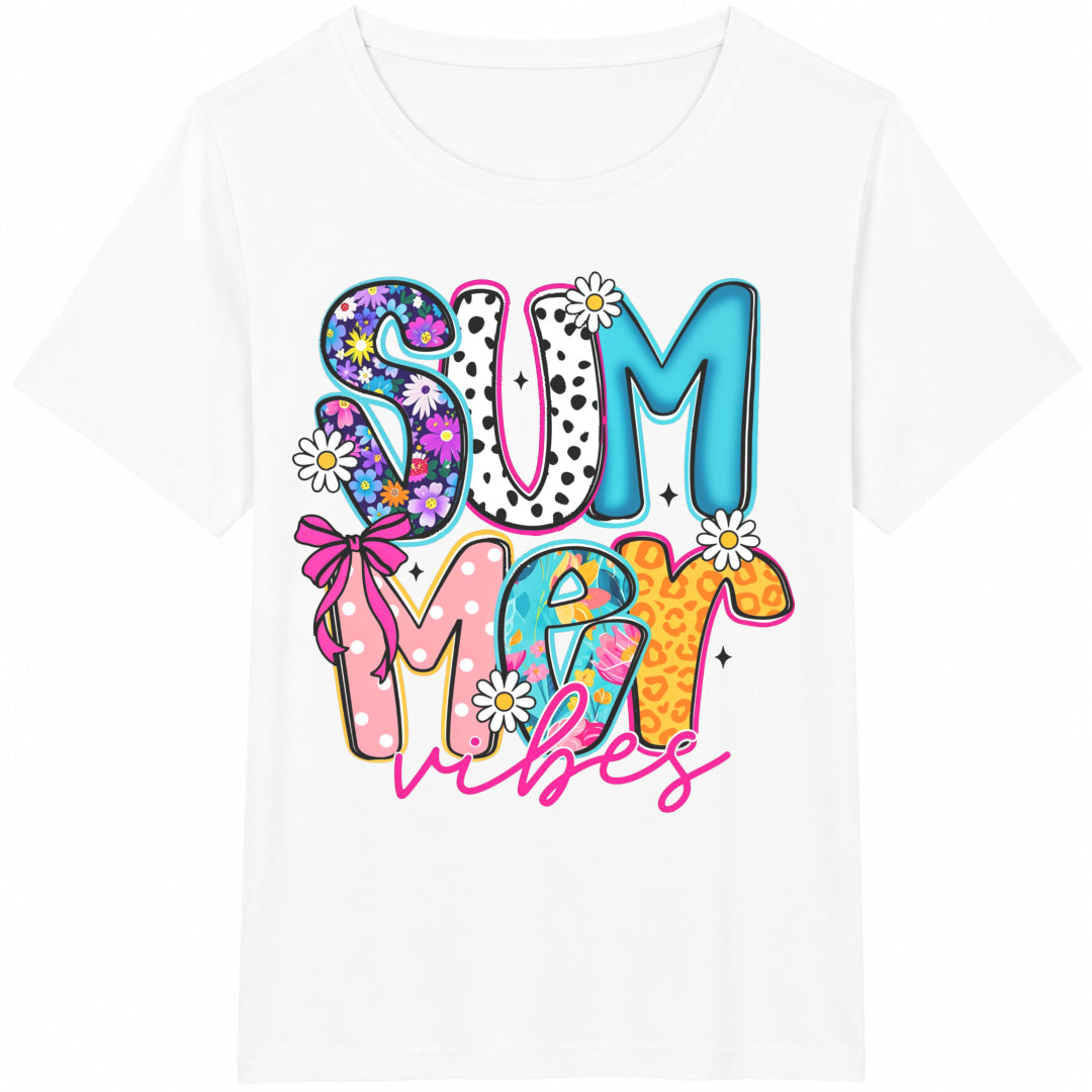Floral Summer Vibes Cotton T-Shirt product image 2