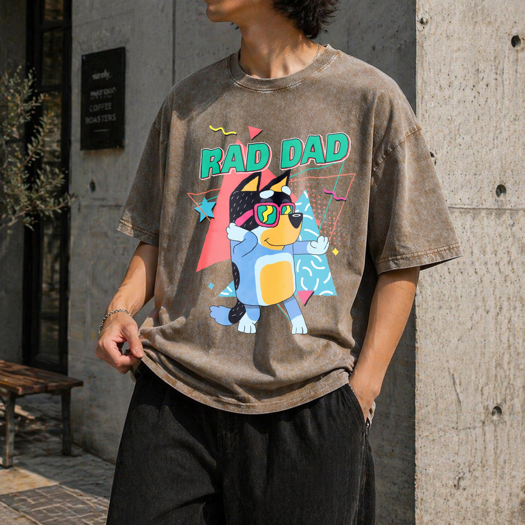 Rad Dad Vintage Washed T-Shirt product image 3