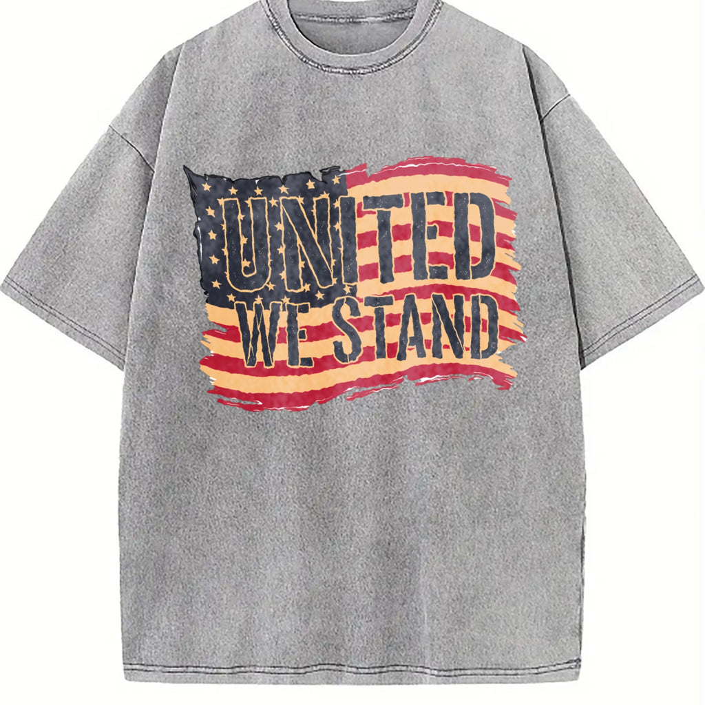 United We Stand American Flag Vintage Washed T-Shirt product image 5