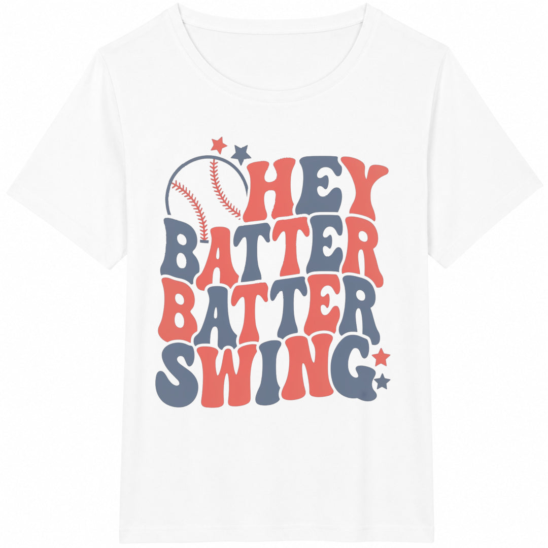 Hey Batter Swing Cotton T-Shirt product image 2