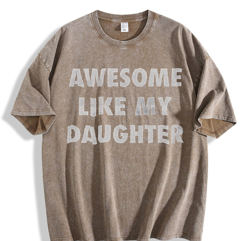 Awesome Like My Daughter Funny Fathers Day Dad Vintage product image 3