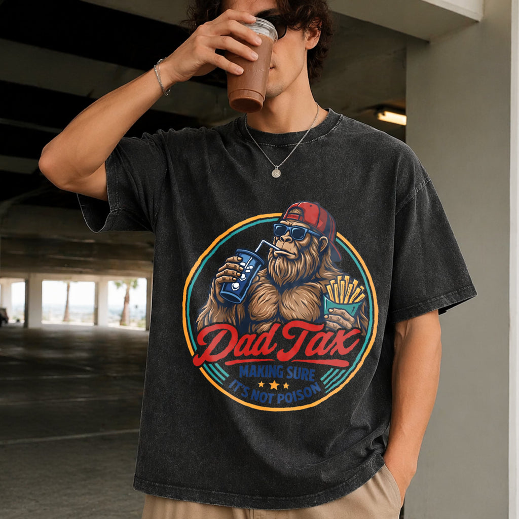 Dad Tax Vintage Washed T-Shirt product image 2