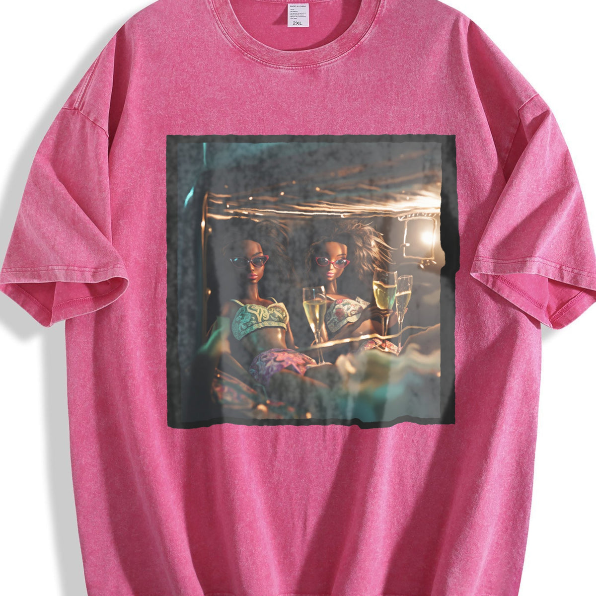 Doll in a Vintage Mirror Washed T-Shirt product image 7