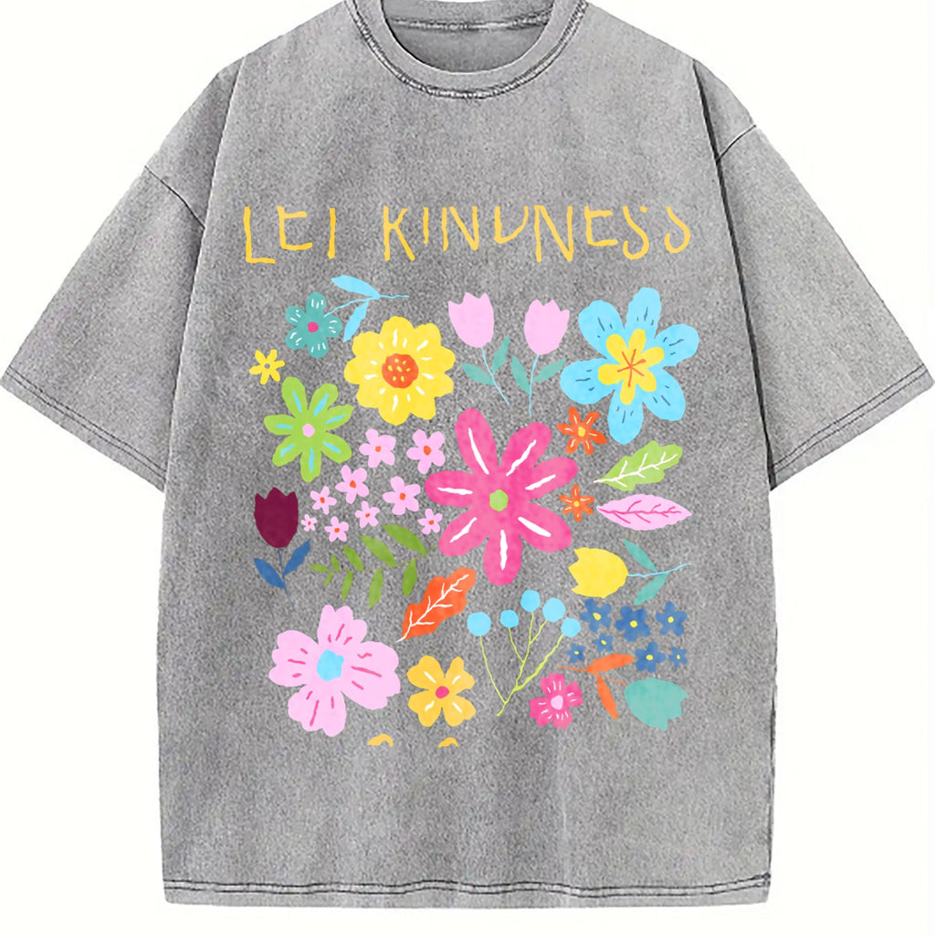 Let Kindness Bloom Vintage Washed T-Shirt product image 5