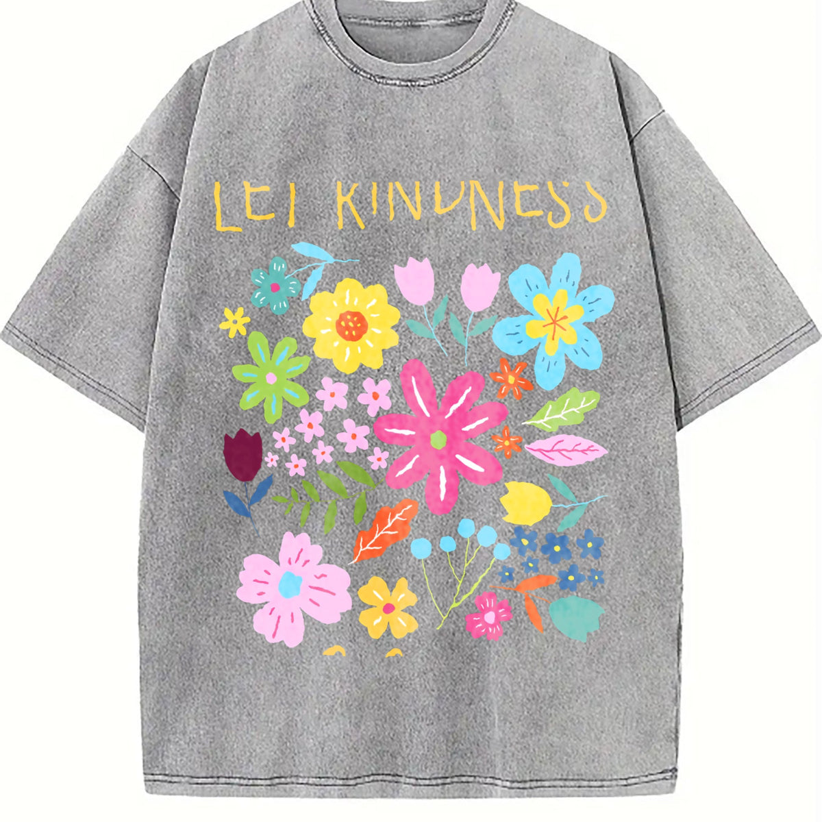 Let Kindness Bloom Vintage Washed T-Shirt product image 5