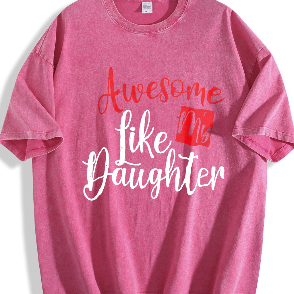 Funny Daughter Wife Slogan Vintage Washed T-Shirt product image 7