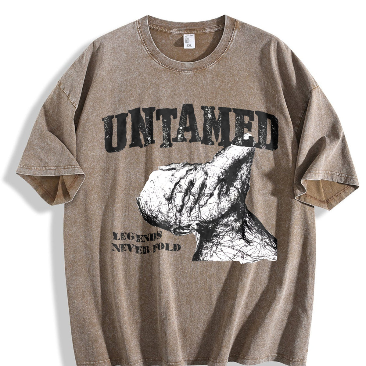 Untamed Legends Never Fold Vintage Washed T-Shirt product image 3