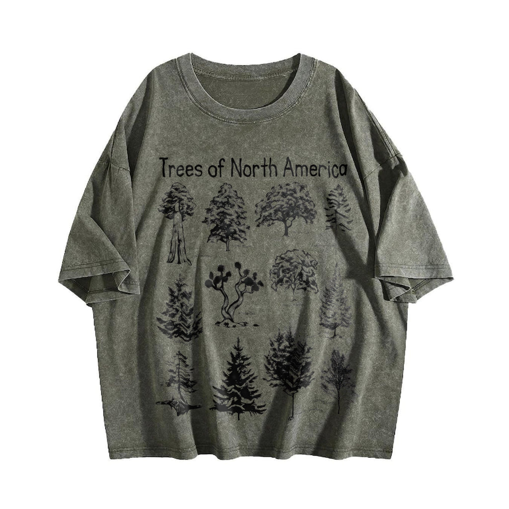 Trees Of North America Vintage Washed T-Shirt product image 4