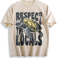 Respect The Locals Sea Turtle 90s Vintage Washed T-Shirt product image 1