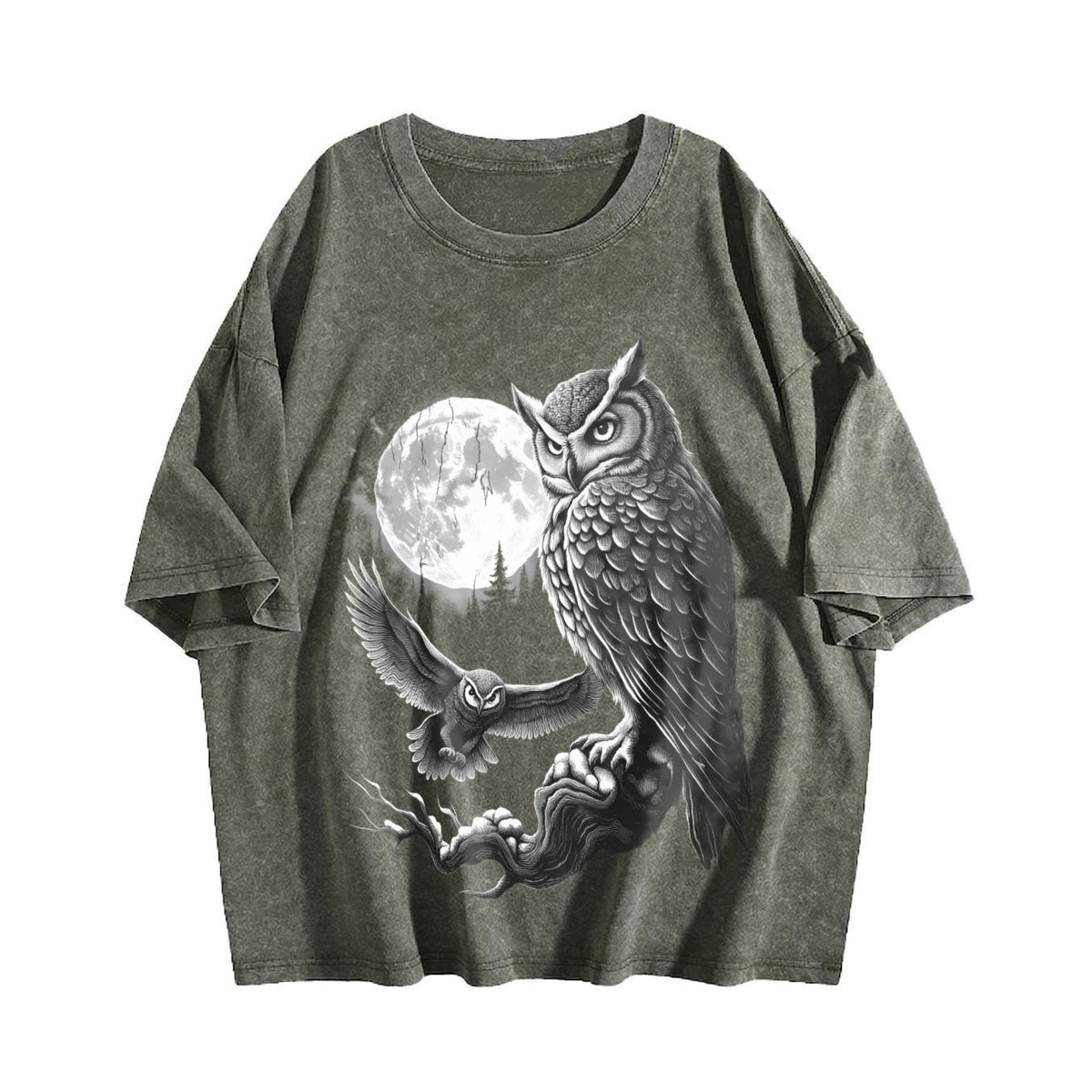 Owl 90s Vintage Washed T-Shirt product image 4