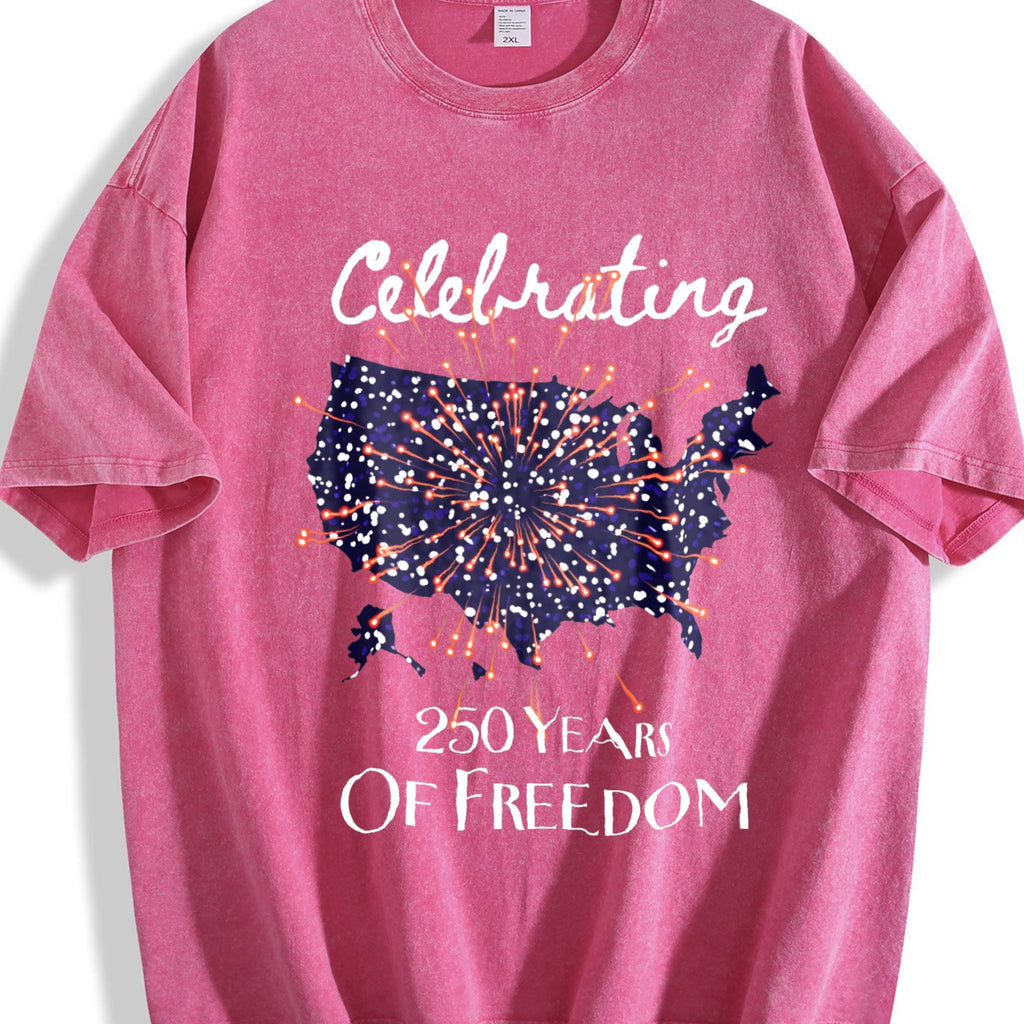 Celebrating 250 Years Of Freedom Vintage Washed T-Shirt product image 7