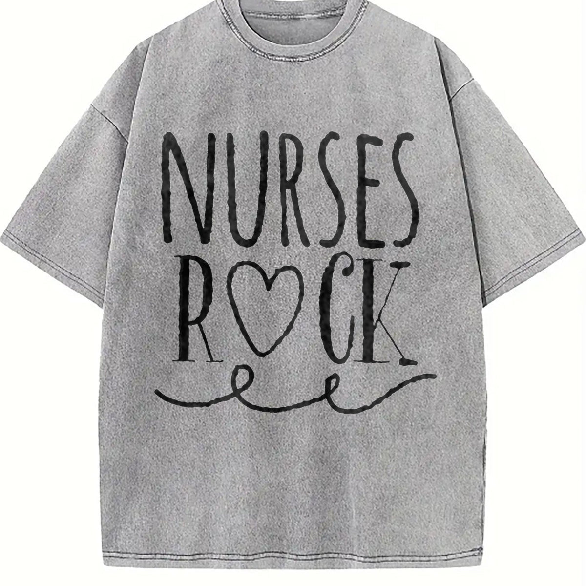 Nurses Rock Nursing School Graduation Vintage Washed T-Shirt product image 5