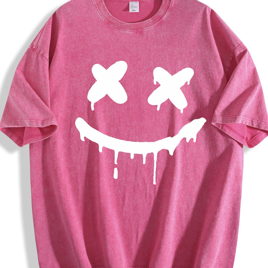 Minimal Drip Face X Eyes Muscle Tank Vintage Washed T-Shirt product image 7