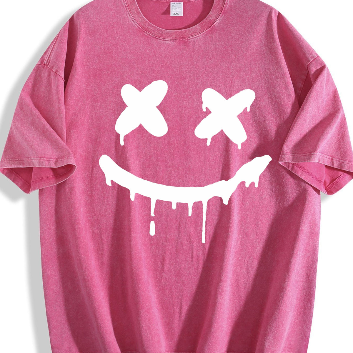 Minimal Drip Face X Eyes Muscle Tank Vintage Washed T-Shirt product image 7