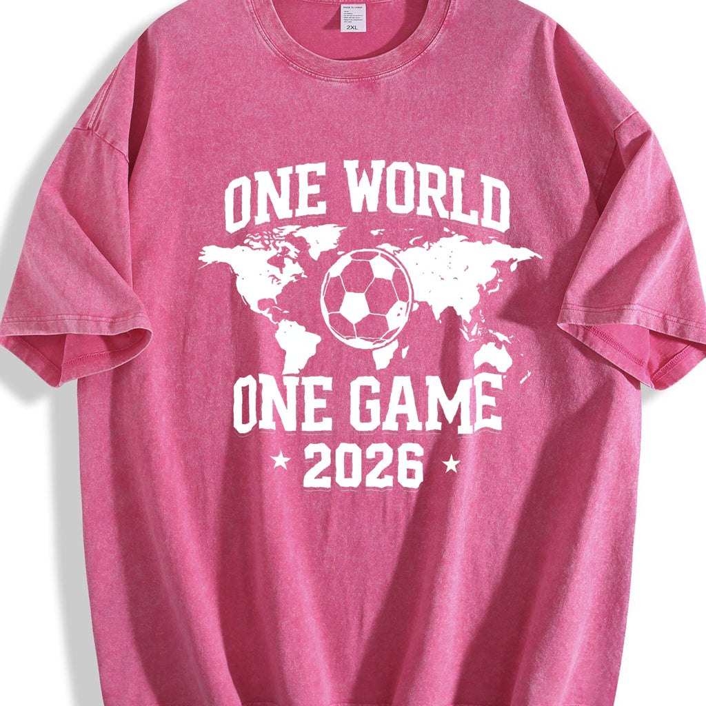 Global Soccer Fan Vintage Washed T-Shirt product image 7
