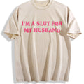 Im A Slut For My Husband Vintage Washed T-Shirt product image 1
