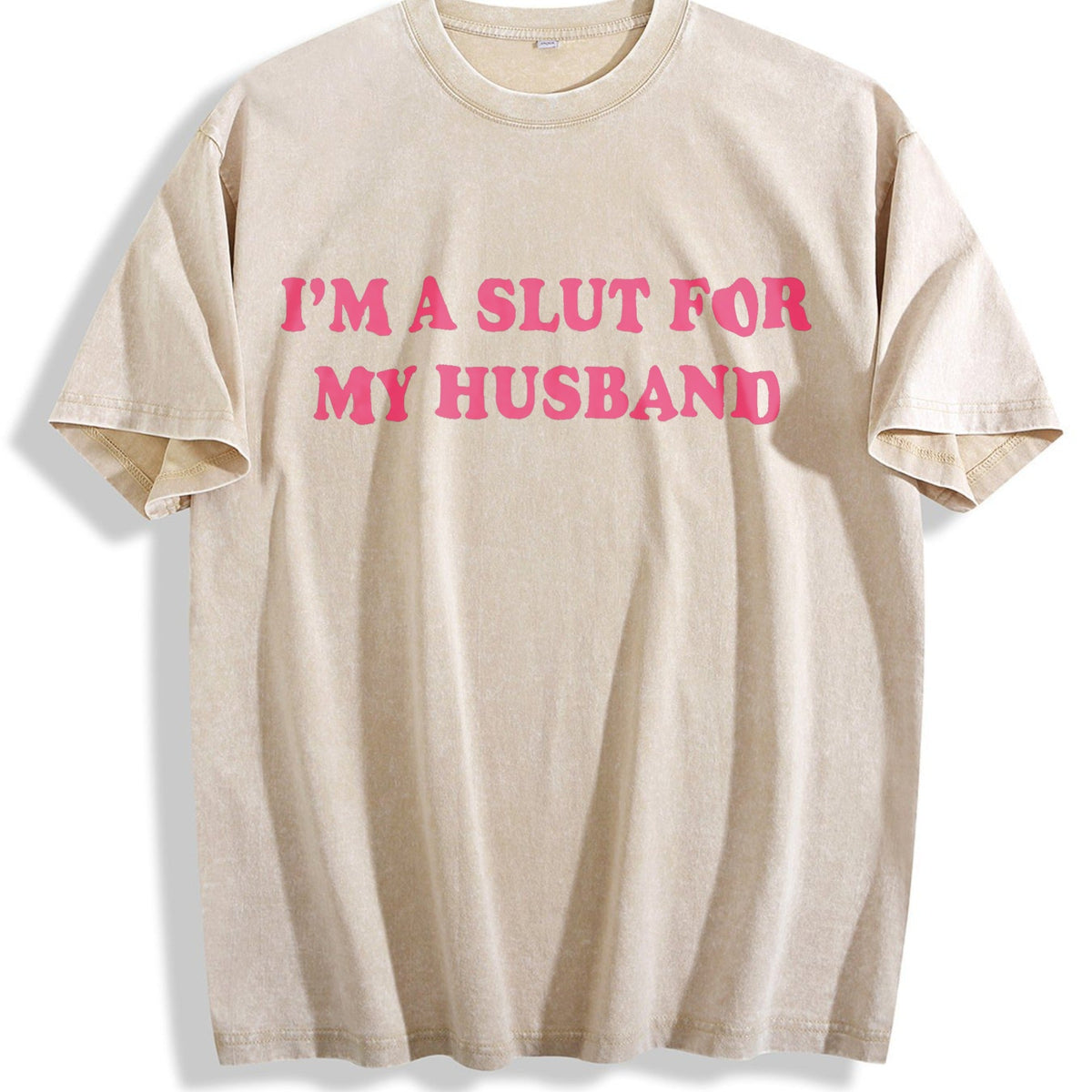 Im A Slut For My Husband Vintage Washed T-Shirt product image 1