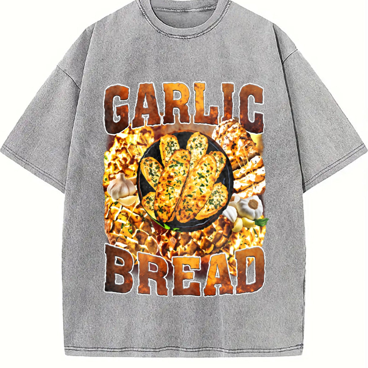 Garlic Bread Vintage Washed T-Shirt product image 5