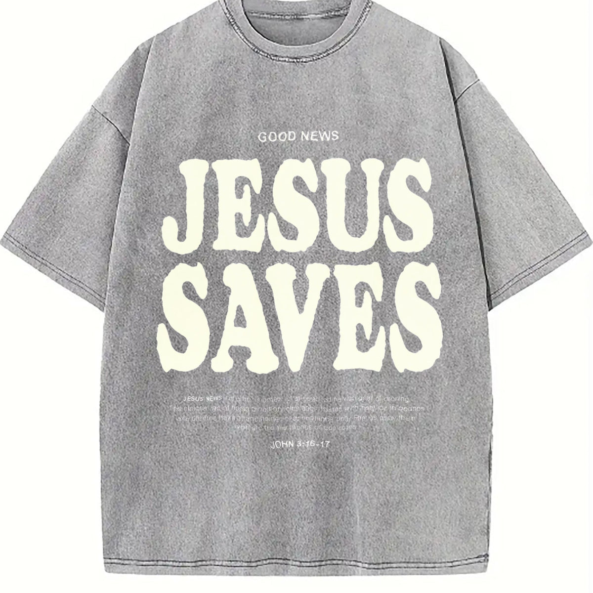 Jesus Saves Vintage Washed T-Shirt product image 5