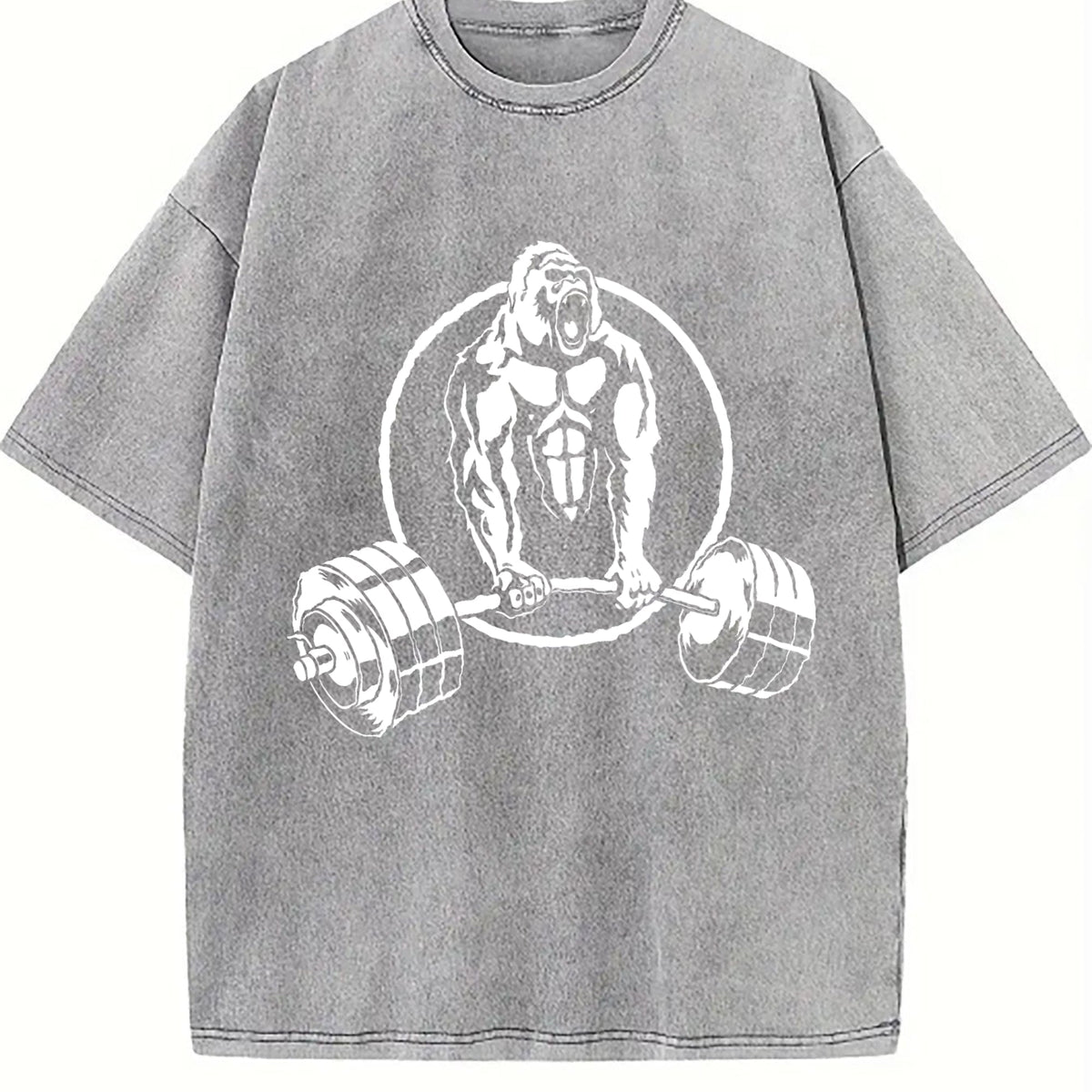 Gym Motivation Vintage Washed T-Shirt product image 5