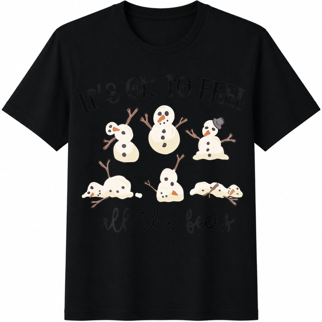 It's Okay To Feel All The Feels Ot Christmas Mental Cotton product image 1