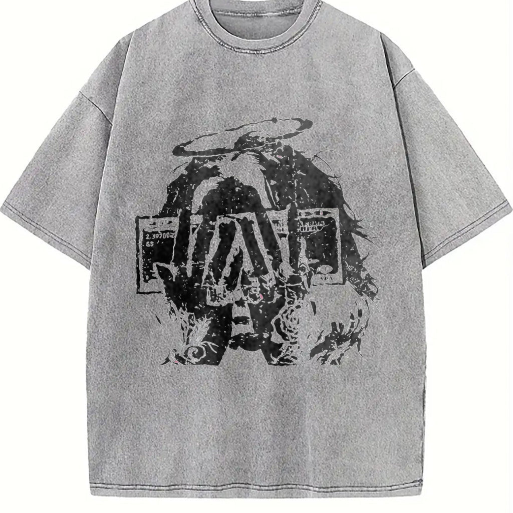 Money Angel Rose Vintage Washed T-Shirt product image 5
