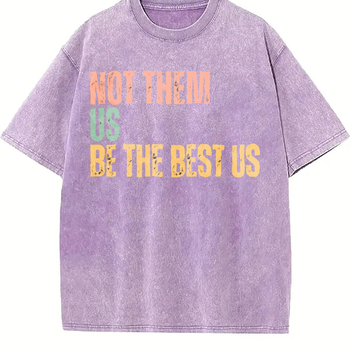 Not Them US Be The Best US Vintage Washed T-Shirt product image 6