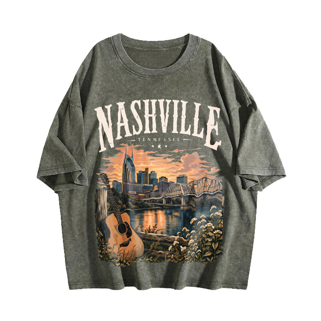 Nashville Tennessee - Music City Guitar Country Vintage product image 4