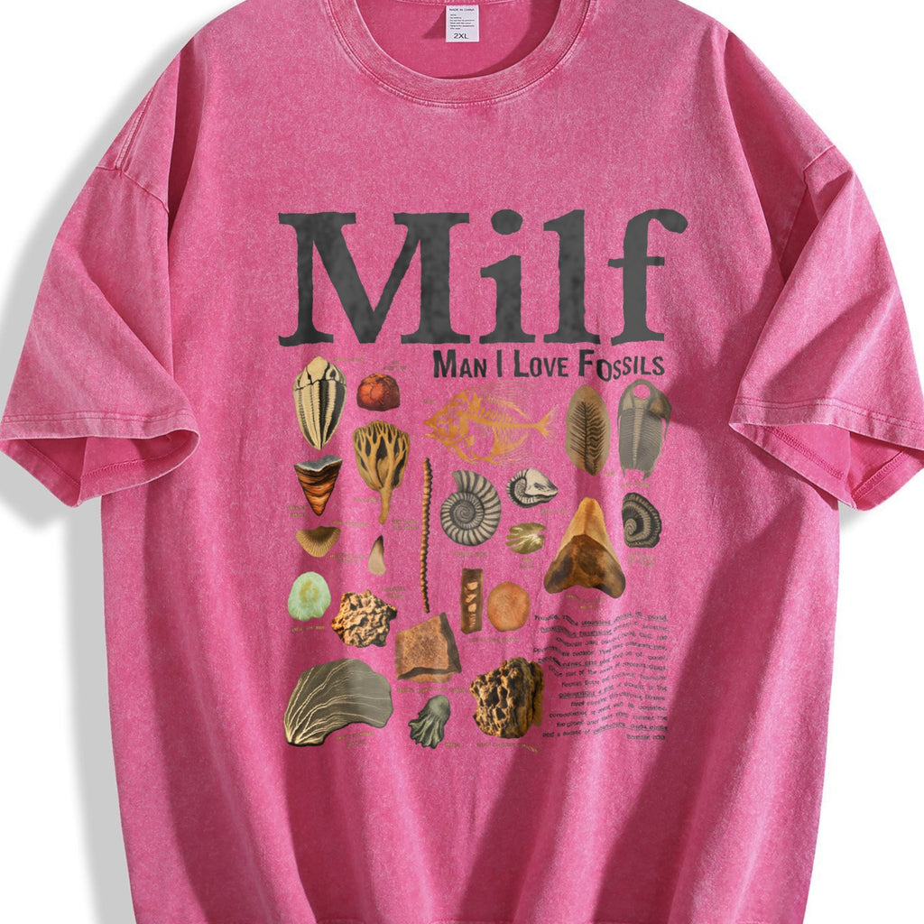 Man I Love Fossils Vintage Washed T-Shirt product image 7