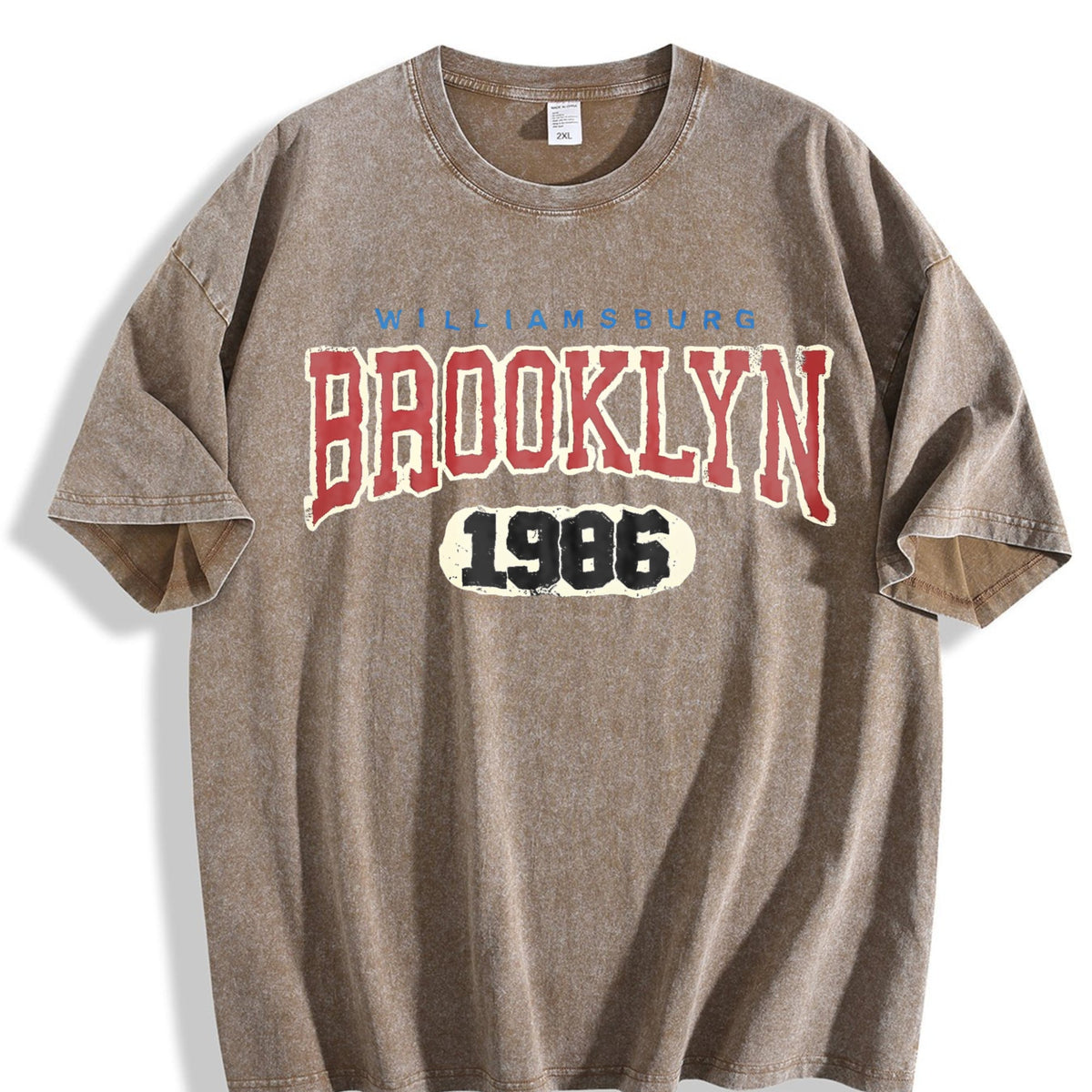 Williamsburg Brooklyn 1986 Vintage Washed T-Shirt product image 3