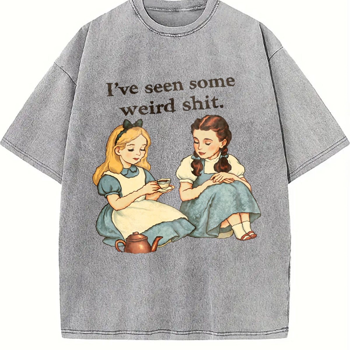 Weird Stuff - Girls - Sarcastic Vintage Washed T-Shirt product image 5