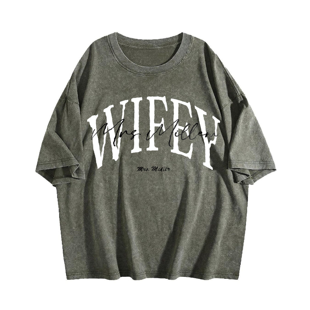 Wifey Vintage Washed T-Shirt product image 4