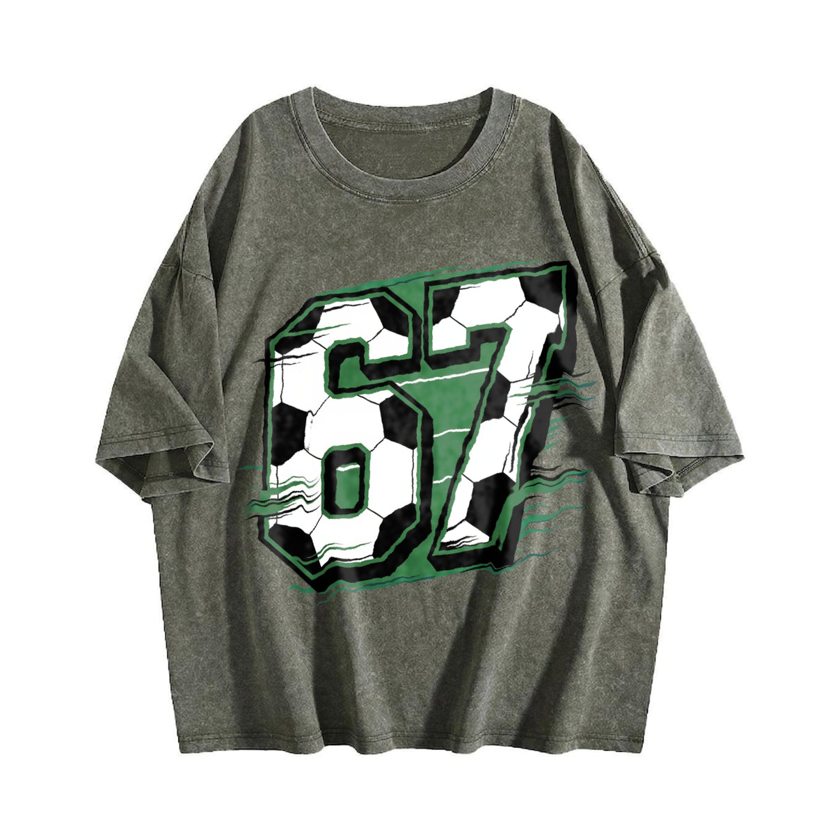 Global Soccer Fan Vintage Washed T-Shirt product image 4