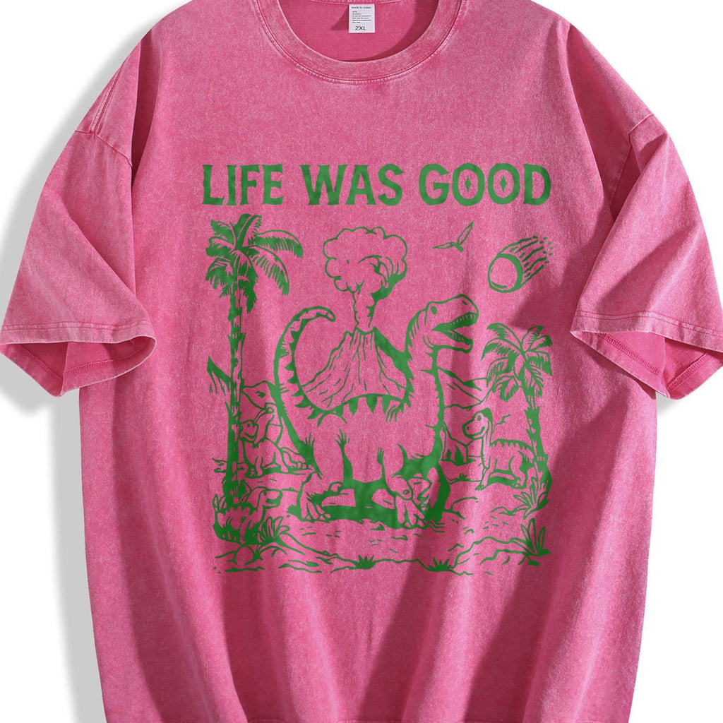 Funny Dinosaur 90s Vintage Washed T-Shirt product image 7