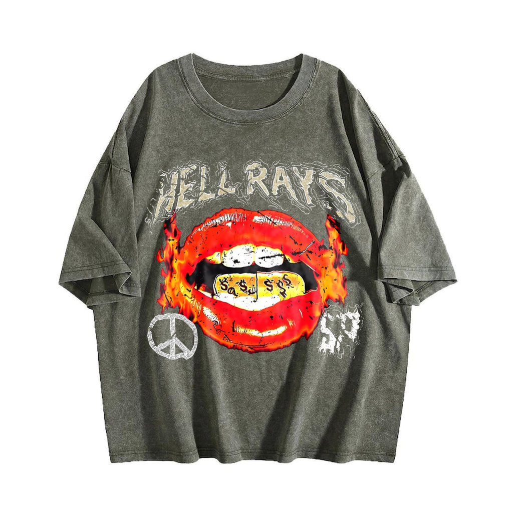 Flame Lips Dollar Vintage Washed T-Shirt product image 4