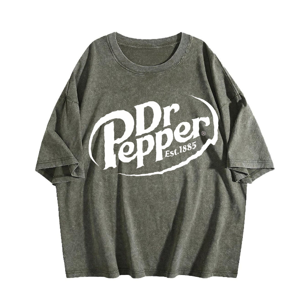 Dr Pepper Est 1885 - A Timeless Vintage Washed T-Shirt product image 4