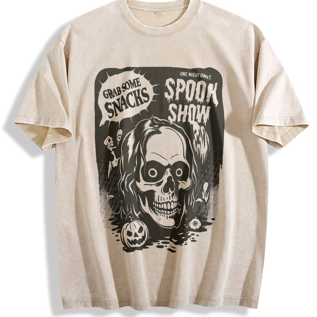 Spooky Show Halloween Vintage Washed T-Shirt product image 1