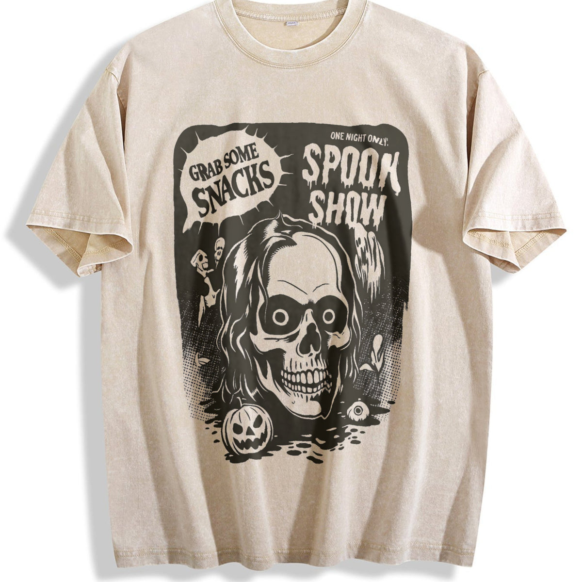 Spooky Show Halloween Vintage Washed T-Shirt product image 1