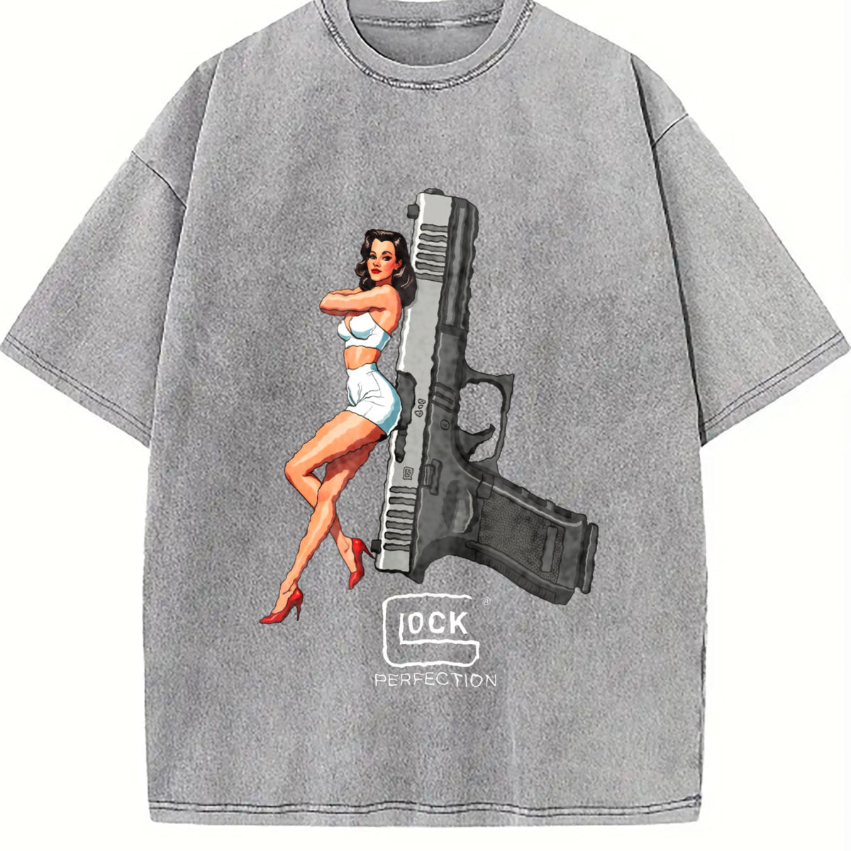 Glock Perfect Sexy Vintage Washed T-Shirt product image 5