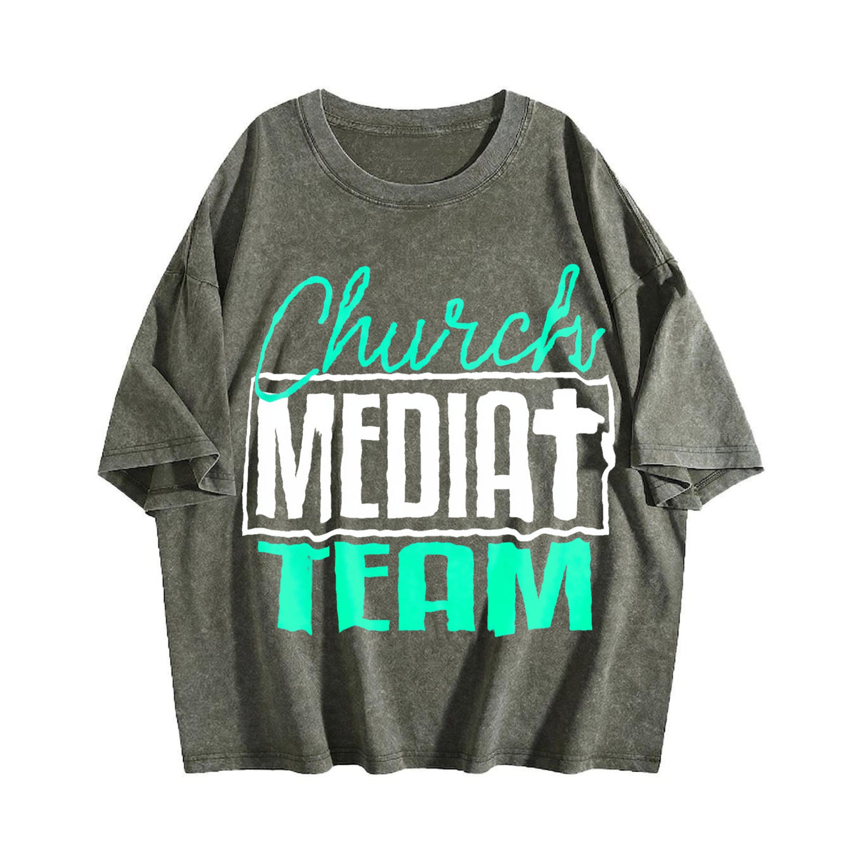 Church Media Team Vintage Washed T-Shirt product image 4