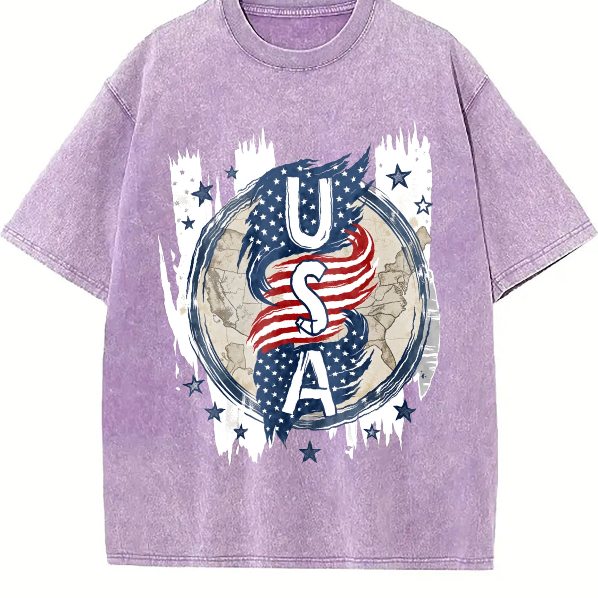 Explorer Statement With Vertical USA Flag And Grunge product image 6