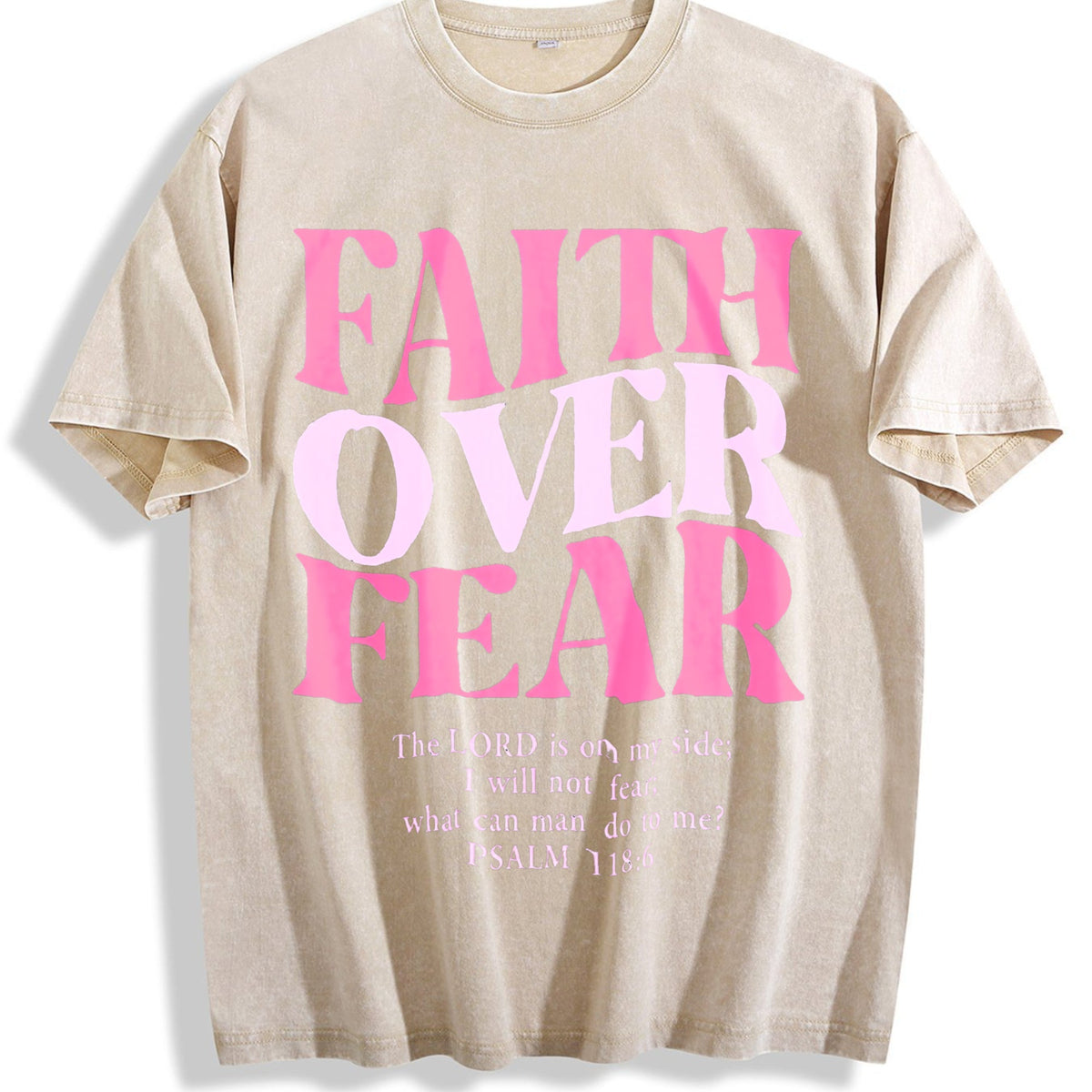 Faith Over Fear - For Lovers - Gym With Bold Slogan Vintage product image 1