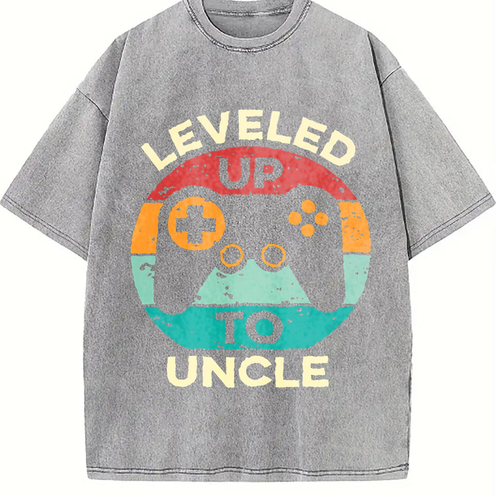 Leveled Up To Uncle Vintage Washed T-Shirt product image 5