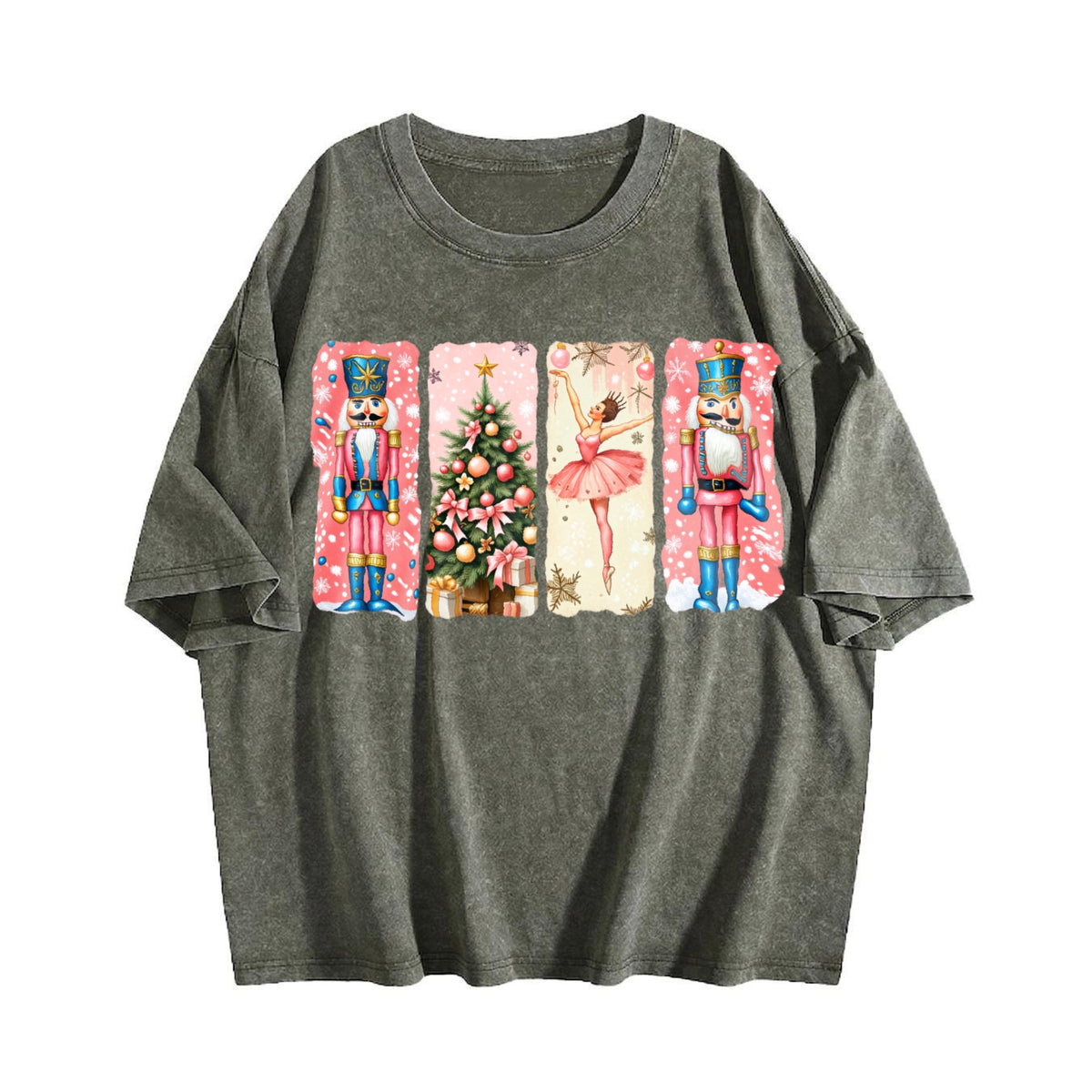 Nutcracker Christmas Vintage Washed T-Shirt product image 4