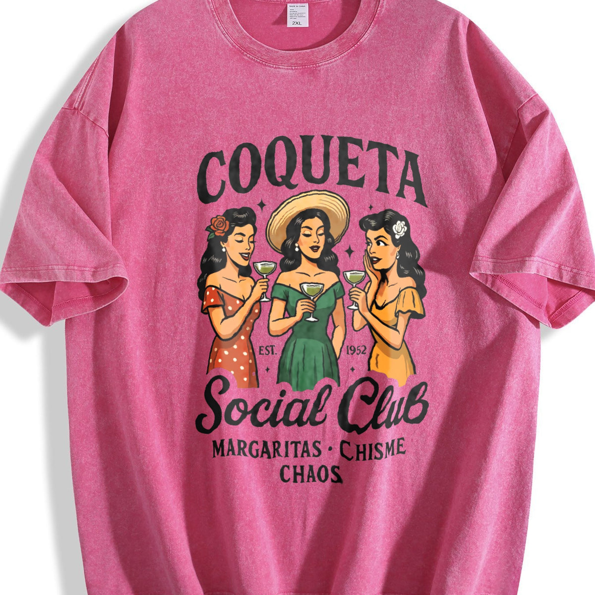 Coqueta Social Club Vintage Washed T-Shirt product image 7